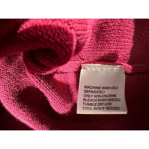 Alan Flusser Mens Pullover Sweater Vest Size XL Dark Red Burgundy Solid Argyle - Picture 4 of 9